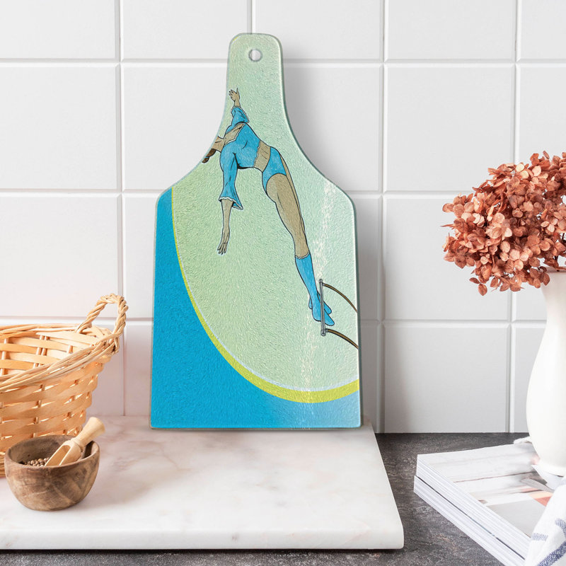 Planche à découper en verre trempé Ambesonne