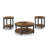 Richville 3 - Piece Living Room Table Set
