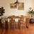 Solid Wood Executive Desk, Rustic Farmhouse Dining Table, Writing & Computer Table for Home Office or Study Room