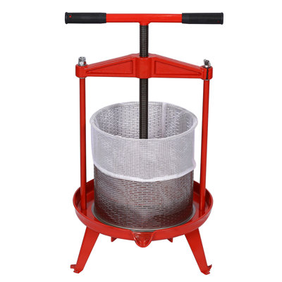 Pressoir à fruits et à vin en acier inoxydable 3,69 gallons / 14 L