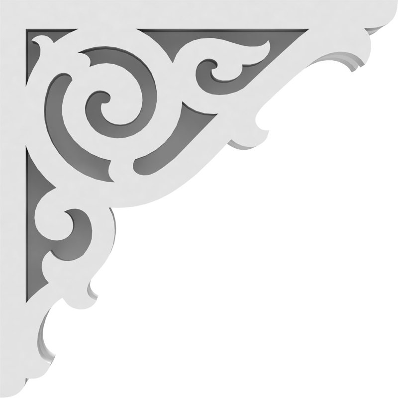 Athens White PVC Architectural Grade Decorative Corbel
