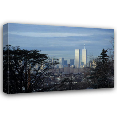 New York City Twin Towers Skyline