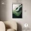 «Green Echoes I», art abstrait vert-386245642-386245755