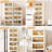 5-layer collapsible storage bins with magnetic doors,plastic lockers with wheels