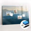 Magnetic Memo Board Whiteboard - 90 x 60 cm - With Marker and Magnets - Landscape abstraction