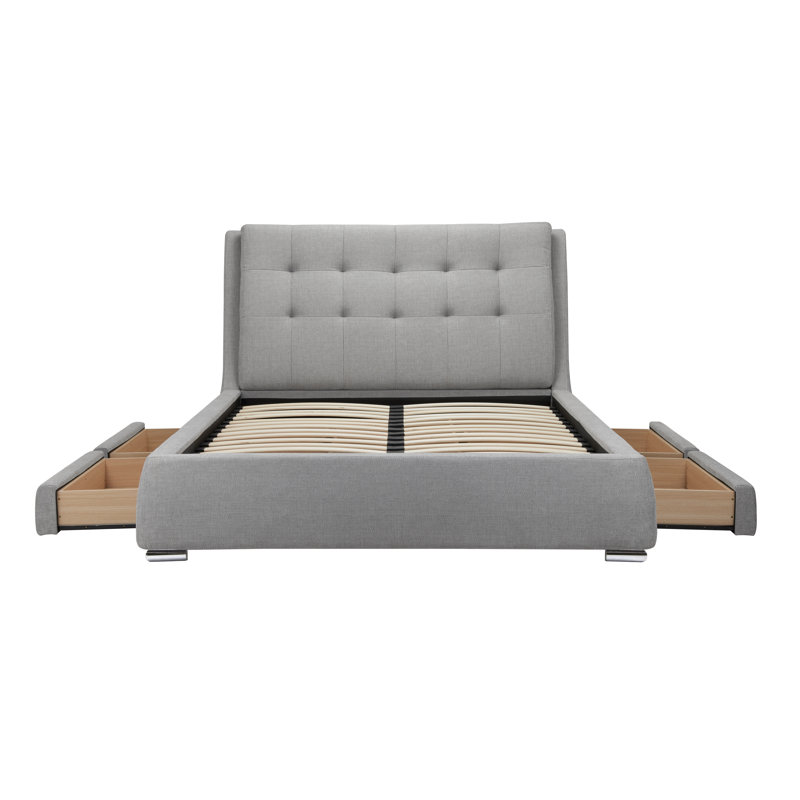 Allegany Upholstered Ottoman Storage Bed, Super King (6')