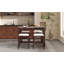 Ensemble de table de salle à manger 5 pièces pour 4 personnes, table de cuisine moderne à hauteur de comptoir et chaises, ensemble de 4 avec tiroirs de rangement, table de salle à manger en marbre avec 4 chaises rembourrées pour petits espaces-965990835