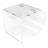 Clear Acrylic Plexiglass Candy Bulk Bin Dispenser 9 x 12 x 9 Inches with Scoop Chamber