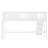 Twin Size Low Loft Bed With And Removable Slide, White - Pine Wood & Built For Endurance, Space Vertical Enjoyable Hours Slide A Relaxing Bedroom-852964842-852964841