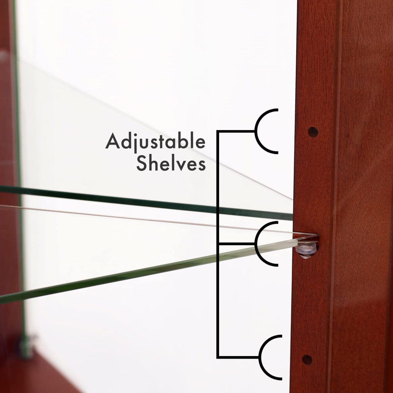 Armoire d'angle Curio