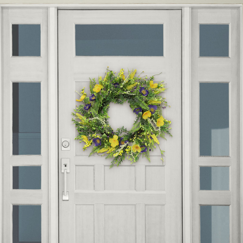Faux Pine Polyester 24'' Wreath