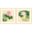 Lotus in Summer - 2 Piece Single Picture Frame Print Set