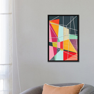« color block v », reproduction d’impression sur toile