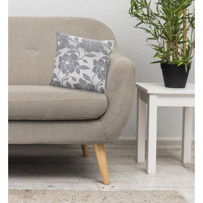 Darionne Floral Square Throw Cushion