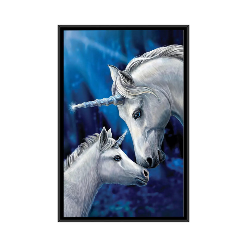 «Sacred Love», impression sur toile tendue, H 60 po x l 40 po x P 1,5 po, Toile encadrée noire, Pas de tapis
