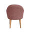 50cm H Polyester Blend Upholstered Slat Back Armchair-869034160