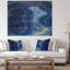 Corwin «Blue Agate Stone Design», impression abstraite-35105590-35105574