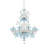 Bliss 6 - Light Candle Style Chandelier
