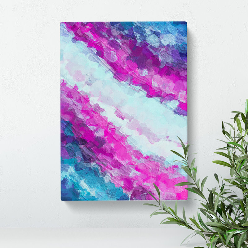 Temptations Of The Sea Abstract - Wall Art, 50cm H x 35cm W, Wrapped Canvas, No Matte
