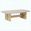 Ensemble de table basse et de table de bout 2 pièces Coastal Beige Oak