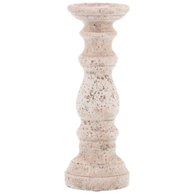 Wood Tabletop Candlestick