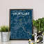 Stuttgart City Map - No Frame Print-1855864770