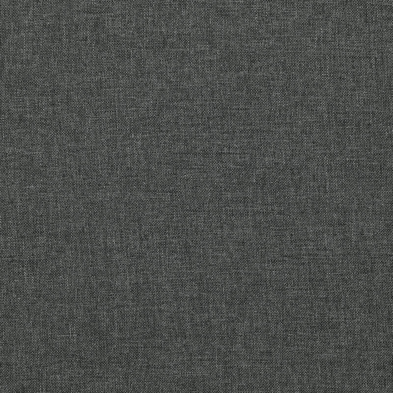 Aine 118" Wide Fabric Sectional Sleeper Sofa (Pull-Out Bed) With Storage Chaise, Dark Gray Microfiber/Microsuede