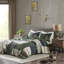 Ensemble de courtepointe surdimensionnée 100% coton 3 pièces Woolrich Mill Creek Green-44468182