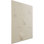 Panneau mural décoratif 3D l 19 5/8 po x H 19 5/8 po Avila EnduraWall, métallique (couvre 2,67 pieds carrés)