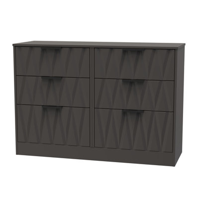 Besmir 6 Drawer Wide Chest (Ready Assembled)
