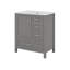 Ensemble de meuble-lavabo avec lavabo 30 po, 3 tiroirs à fermeture douce et plateau amovible-111118042