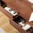 Elegant black walnut TV cabinet