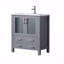 Ensemble de meuble-lavabo simple à simple cuve 30 po de largeur x 18,25 po de profondeur avec comptoir en céramique-1734493864-1734493865
