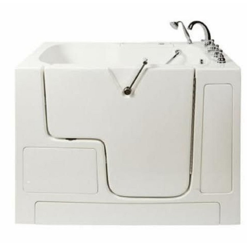 52'' x 52'' Air Fiberglass Bathtub with Faucet