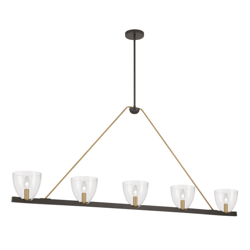 Lustre linéaire 5 lumières Noellea