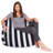 Bean Bag Chair for Kids, Teens, and Adults - Filled with Soft Beads, Includes Removable and Machine Washable Cover - Multiple Colors, Sizes and Fabrics including Soft Nylon & Canvas with Patterns-1783236415-1785356745