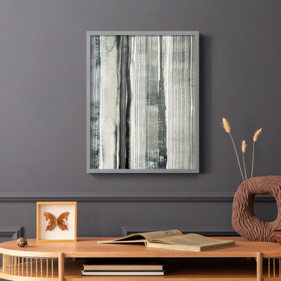 Impression encadrée «Differing Parallels II» - bois massif