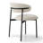 Upholstered Dining Chair With Metal Legs-436404752