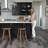 Maven Lane Luna Backless Wooden Kitchen Stool-92610972-120617271-93051216