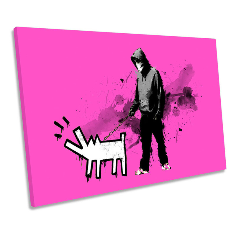 Banksy Choose Your Weapon - Wrapped Canvas Art Prints, 30.5cm H x 45.7cm W x 2cm D