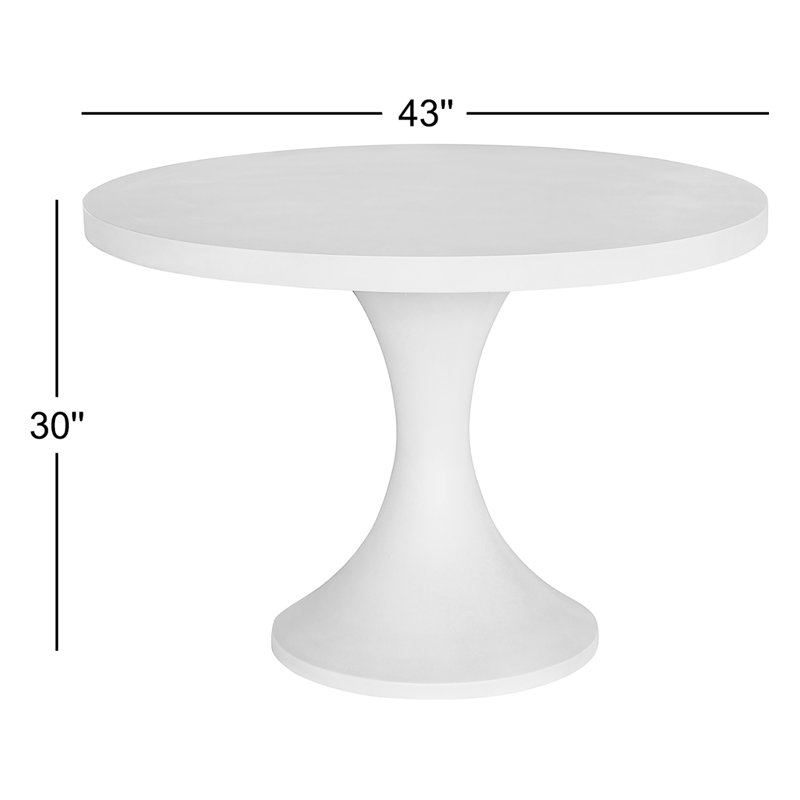 Moreton 43" Pedestal Dining Table