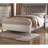 Silver Faux Leather Tufted Headboard 1Pc Queen Size Bed Bedroom Furniture Luxurious Look Bedframe-870903703