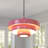 Hantek Mid Century Modern Pink Pendant Light, Metal Dome Hanging Ceiling Lamp With Adjustable Cord For Kitchen Island Dining Room Bedroom