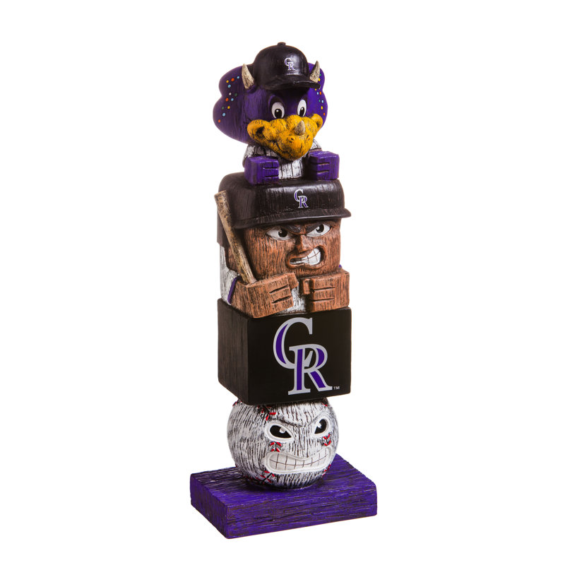 Statue de jardin MLB, Rockies du Colorado, H 16 po x l 5,5 po x P 4 po