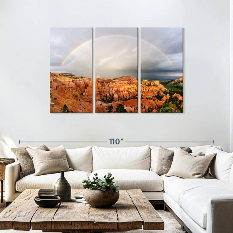 Alvord Rainbow Over Bryce Canyon, H 48 po x l 74 po
