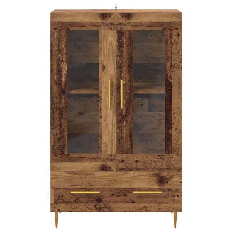 Highboard Accent Chest, Old Wood