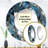 Ribh Fantasy Marble Pattern - marble  Mirror, Blue Round Decorative Wall Mirror, Printed Metal Art-1431350405