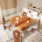 Farmhouse Solid Wood Dining Table-639831102-639831103