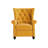 Modern Velvet Recliner Chair, Push-Back Recline