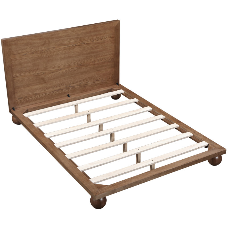 Kent Platform Bed, King, Walnut